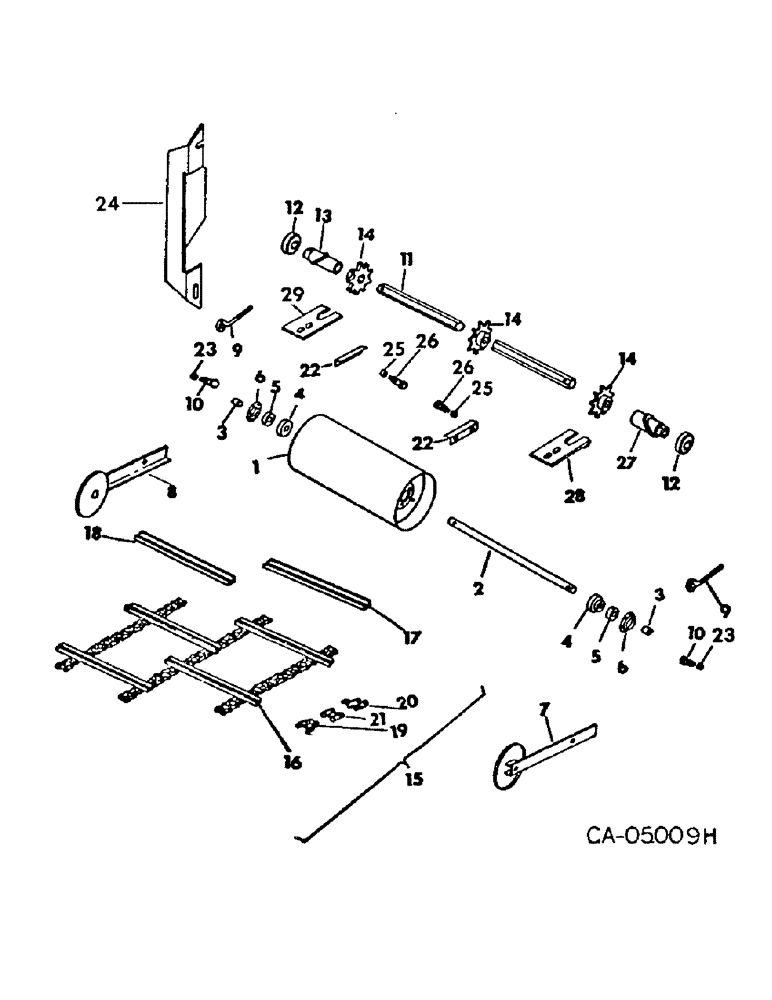 Схема запчастей Case IH 915 - (33-04) - FEEDER, FEED CONVEYOR CHAIN (13) - FEEDER