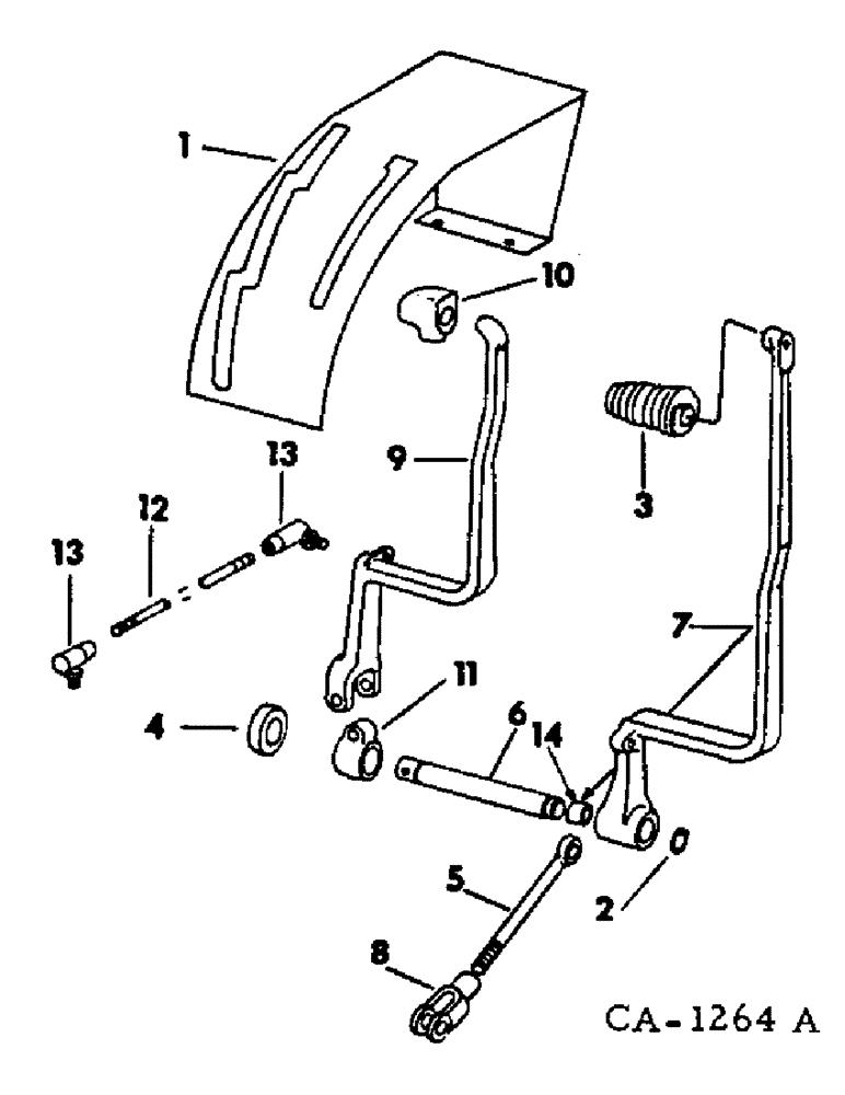 Схема запчастей Case IH 574 - (07-32) - DRIVE TRAIN, FORWARD AND REVERSE CONTROLS (04) - Drive Train