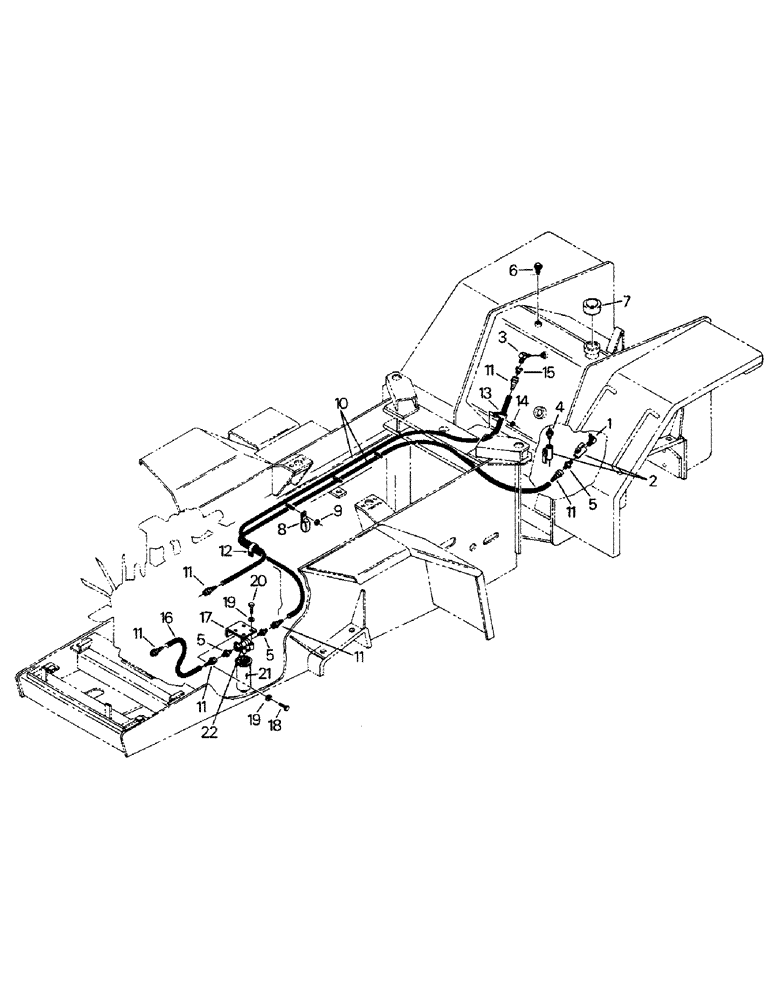 Схема запчастей Case IH CP-1400 - (07-04) - FUEL SYSTEM, CAT 3406 ENGINE, LATER STYLE (02) - FUEL SYSTEM