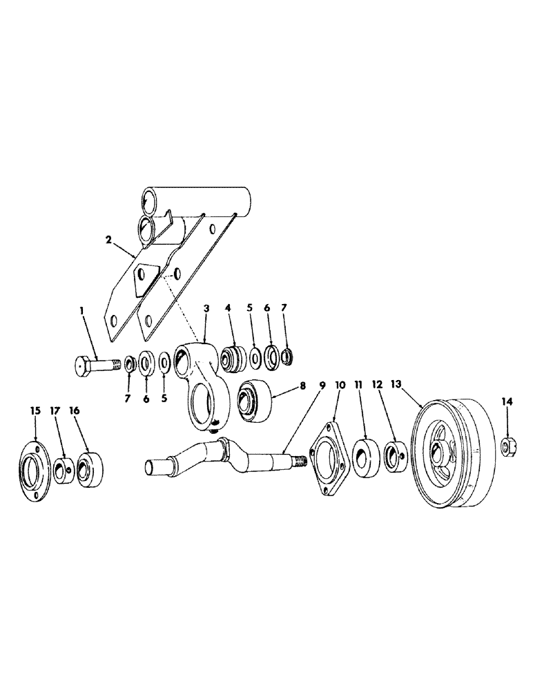 Схема запчастей Case IH 225 - (Q-21) - PLATFORM, KNIFE DRIVE FLYWHEEL CRANK Platforms