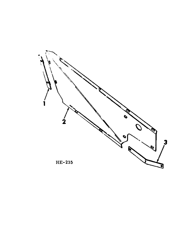 Схема запчастей Case IH 375 - (Q-53[A]) - PLATFORMS, KNIFE DRIVE HOUSING LOWER SHIELD Platforms