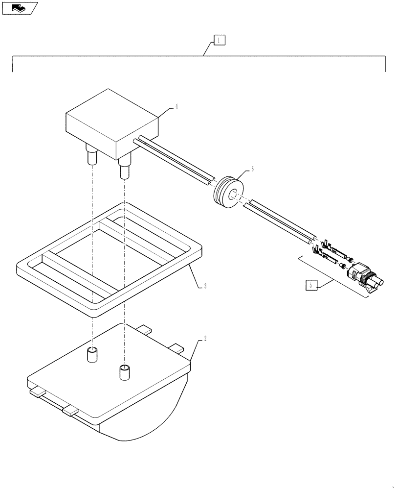 Схема запчастей Case IH 810 - (55.404.01) - METERING/CO-AP LIGHT ASSEMBLY (55) - ELECTRICAL SYSTEMS