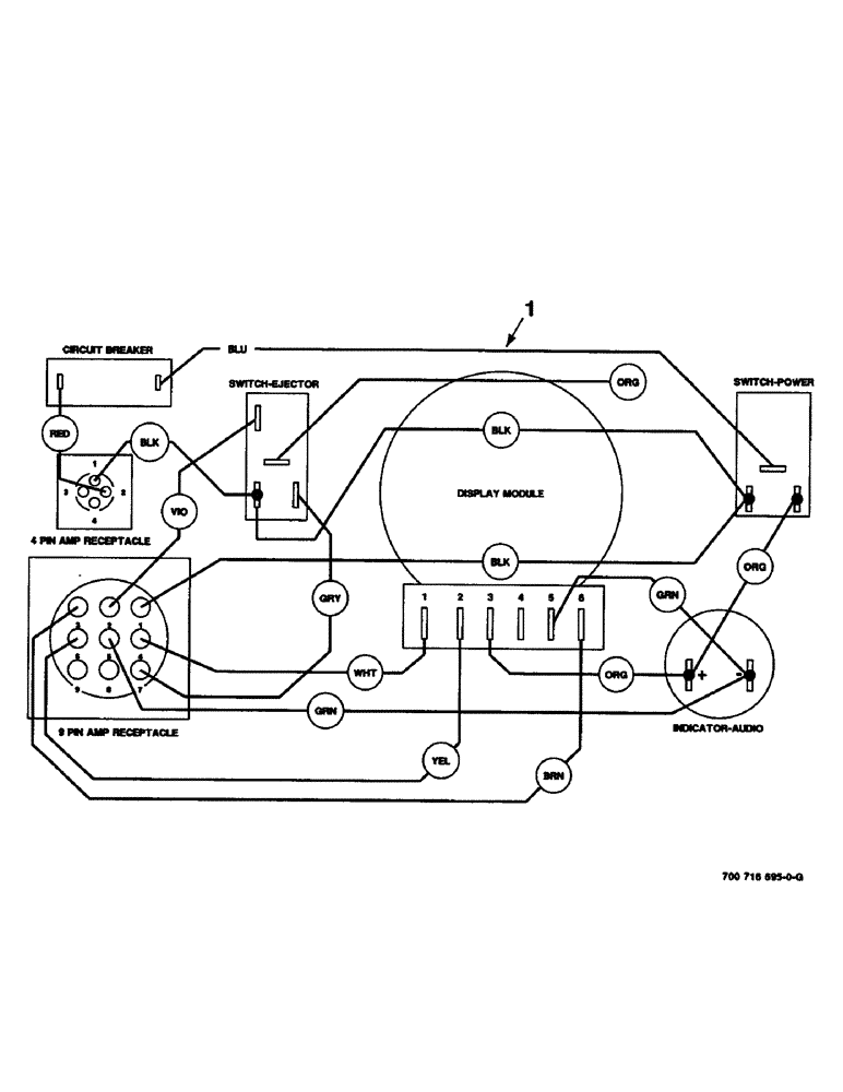 Схема запчастей Case IH 8435 - (4-12) - ELECTRICAL CONTROL BOX WIRE SET ASSEMBLY, 700716695 CONTROL BOX ELECTRICAL WIRE SET (06) - ELECTRICAL