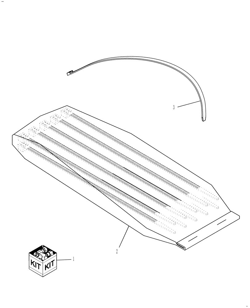 Схема запчастей Case IH WRX201 - (88.100.01) - KIT, WIND SHIELDING (88) - ACCESSORIES