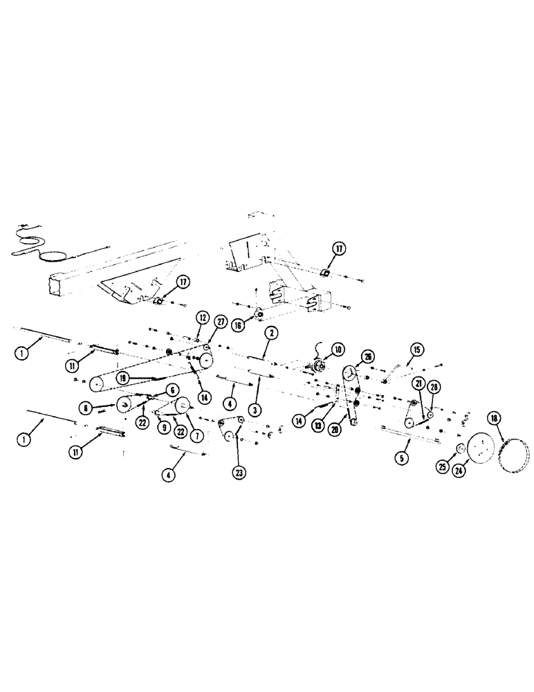 Схема запчастей Case IH 8100 - (9A-08) - METERING DRIVE (09) - CHASSIS/ATTACHMENTS