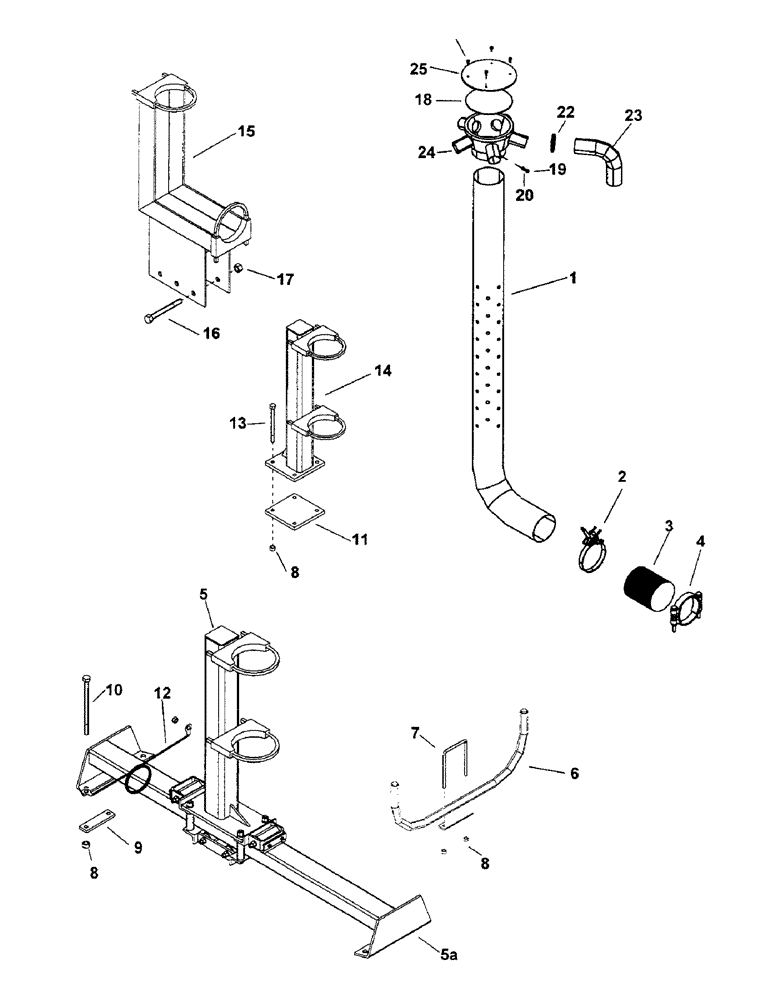 Схема запчастей Case IH 3400 - (F02) - PRIM. MANIFLD, TUBES AND STANDS, STND. BELL 1", 1-1/2, 2", 2-1/2" PORTS, SUPER BELL 1" AND 2" PORTS 