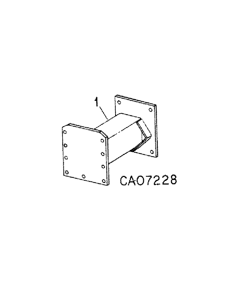 Схема запчастей Case IH 830 - (E-17) - EAR CORN SNAPPER UNIT - AXLE EXTENSION ATTACHMENT 