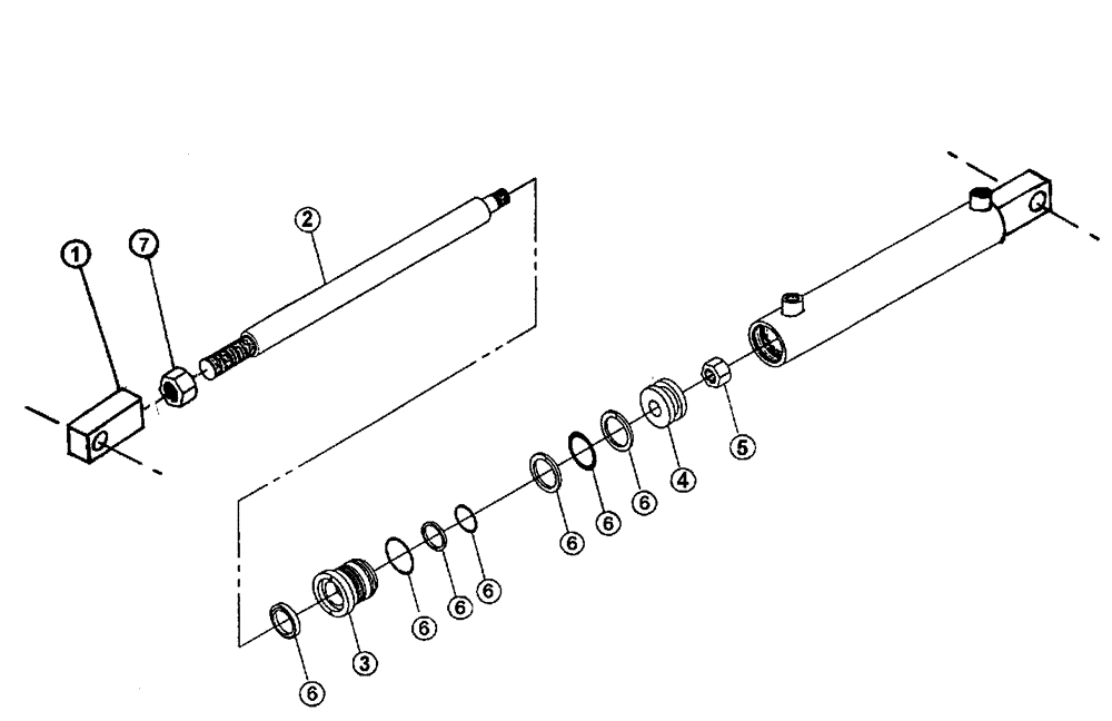 Схема запчастей Case IH PATRIOT 150 - (07-008) - HYDRAULIC CYLINDER-BOOM LEVEL (90 BOOM) Cylinders