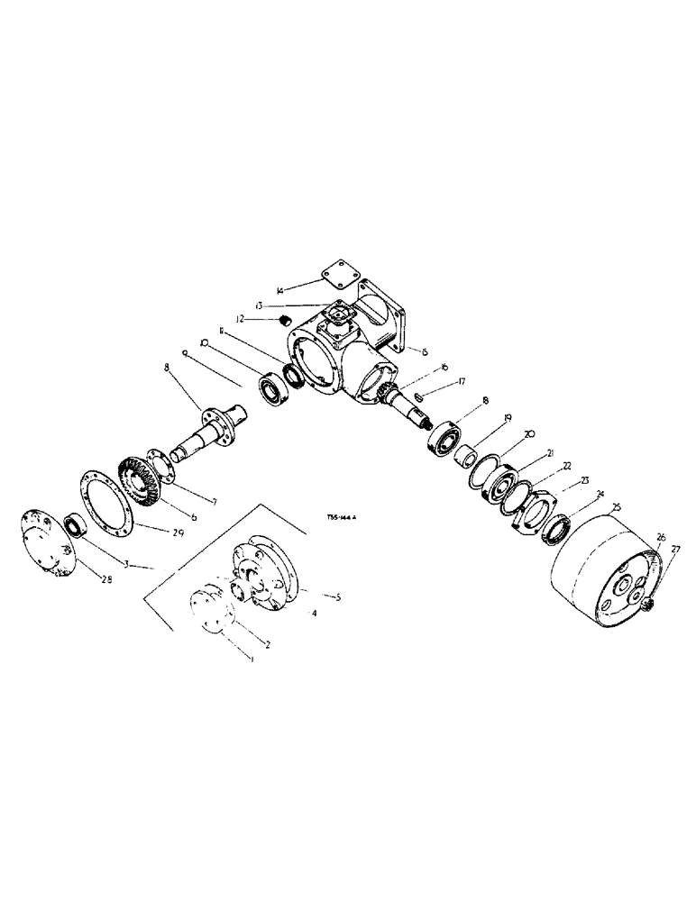 Схема запчастей Case IH 276 - (6-32) - BELT PULLEY AND SHIELD ATTACHMENT (09) - CHASSIS