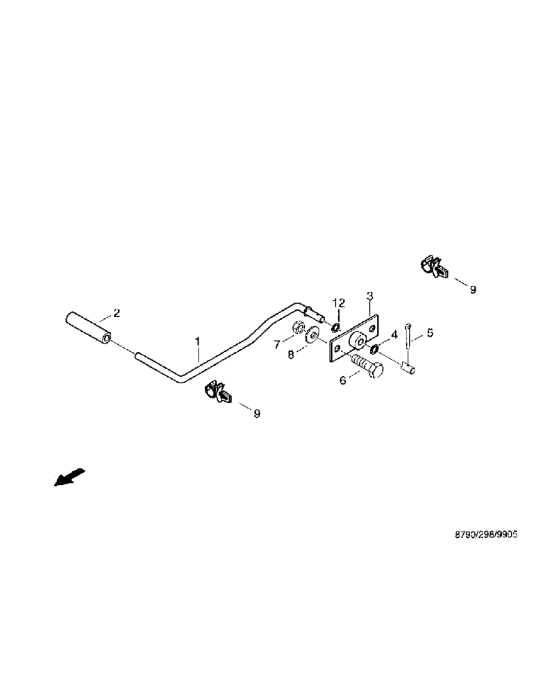 Схема запчастей Case IH 8790 - (060A) - RADIATOR SYSTEM, RADIATOR FRAME (10) - ENGINE