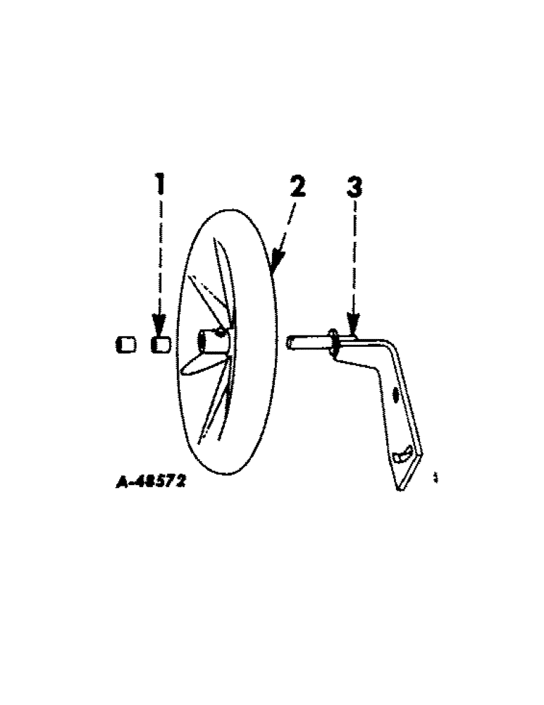 Схема запчастей Case IH 46 - (85) - FLOATING PICKUP WHEEL ATTACHMENT, SPECIAL 