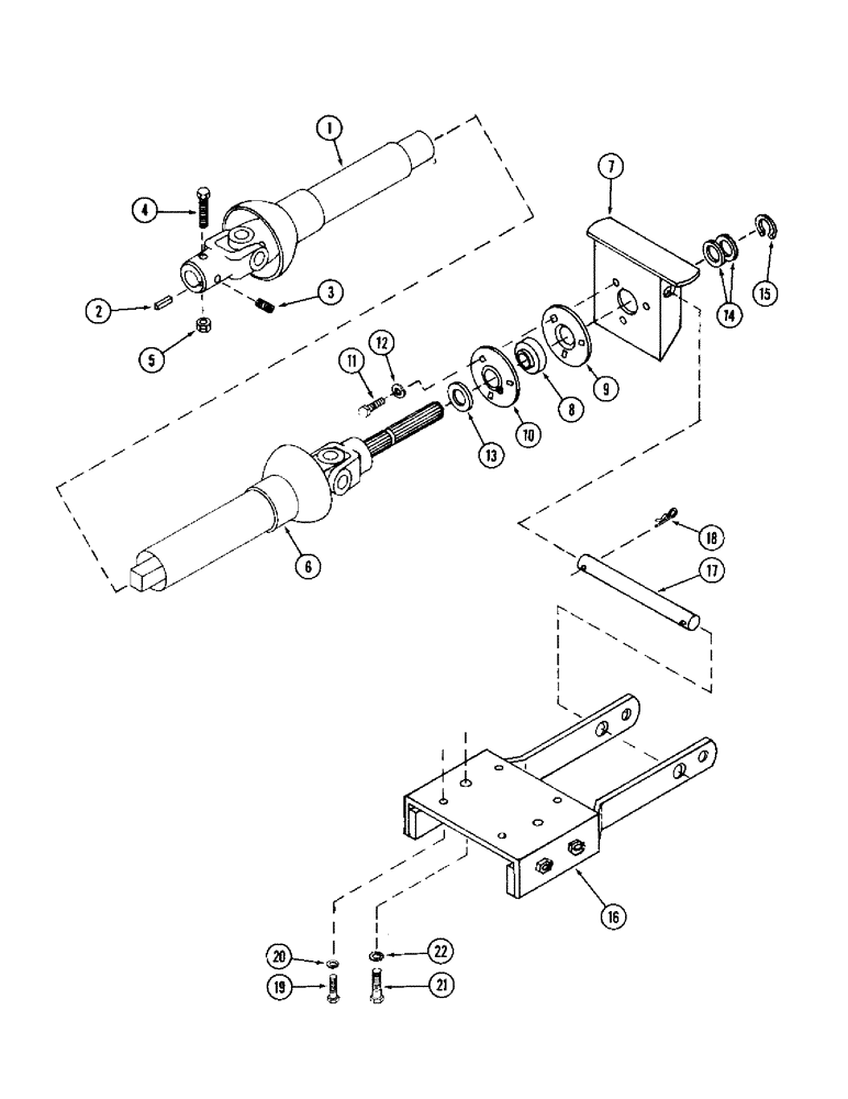 Схема запчастей Case IH ST148 - (56) - DRIVE SHAFT 