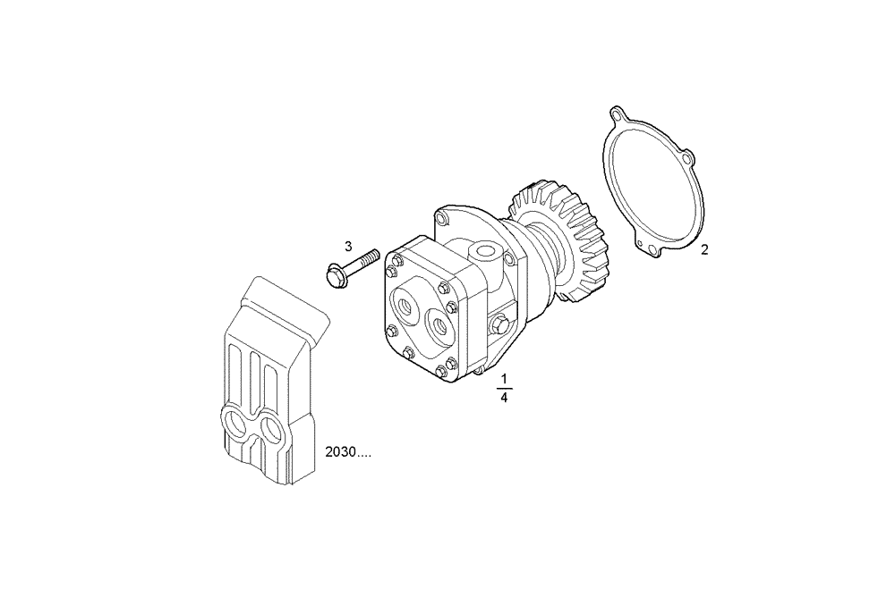 Схема запчастей Case IH F3AE0684G B003 - (2010.032) - FUEL PUMP 