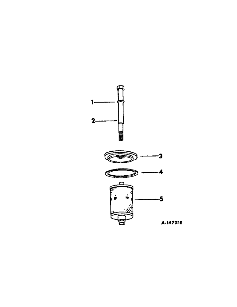 Схема запчастей Case IH FARMALL CUB - (12-20[1]) - POWER, C-60 ENGINE, LUBRICATING OIL FILTER Power