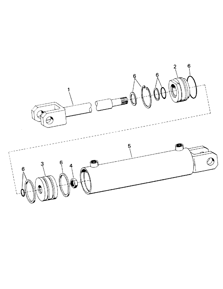 Схема запчастей Case IH RC210 - (08-12) - STEERING CYLINDER, OPTIONAL, USED WHEN NO-SPIN IS INSTALLED (07) - HYDRAULICS
