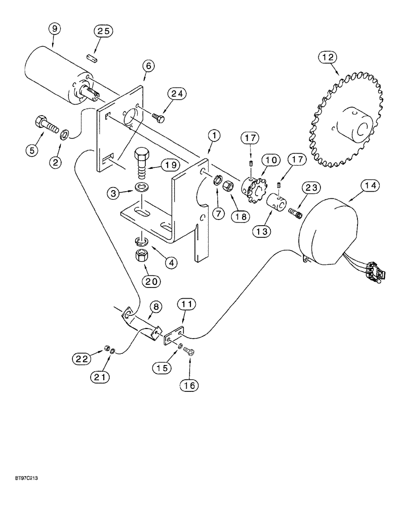 Схема запчастей Case IH AFS - (04-08) - HYDRAULIC DRIVE - PLANTER WITH GEARBOX (FOR PRIOR TO MODEL YEAR 1997) (35) - HYDRAULIC SYSTEMS