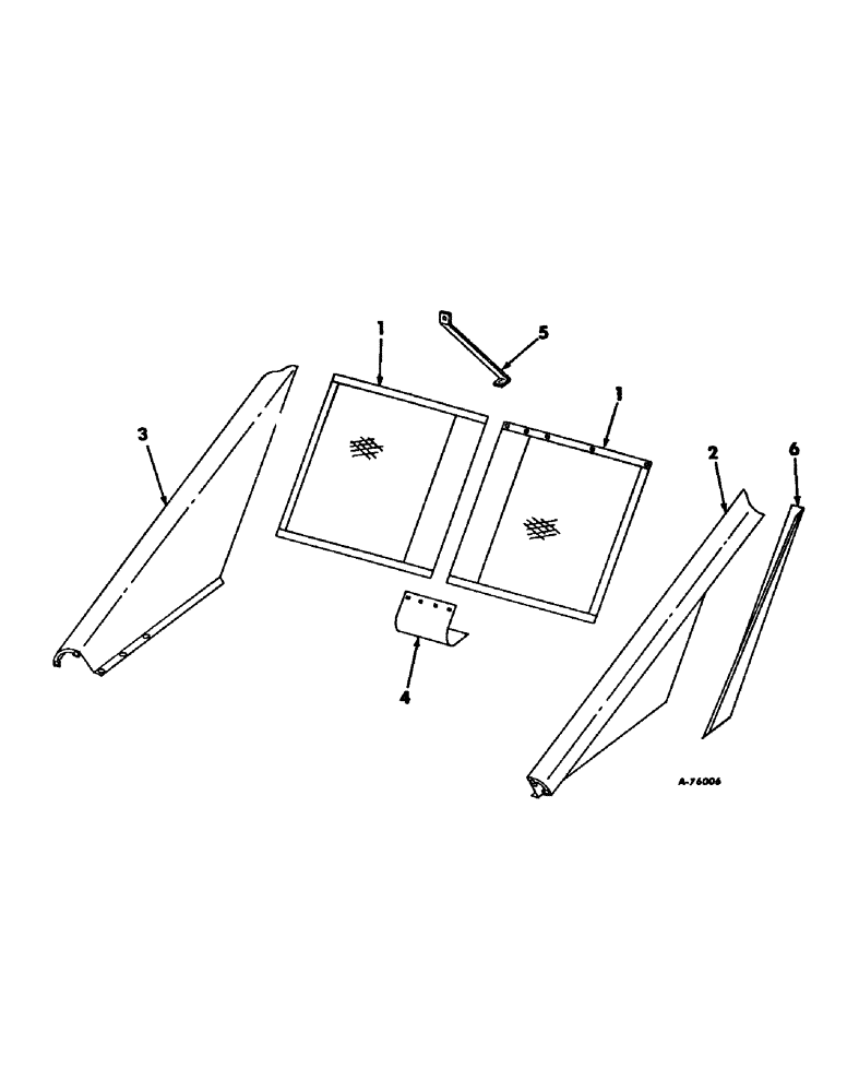 Схема запчастей Case IH 227 - (A-32) - GATHERER EXTENSION, NOT FOR LOW SILHOETTE CORN HEADS (58) - ATTACHMENTS/HEADERS