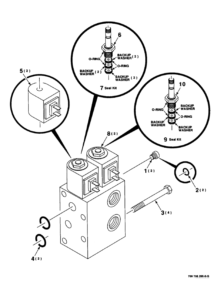 Схема запчастей Case IH 8575 - (8-14) - HYDRAULIC CONTROL VALVE ASSEMBLY, ACCUMULATOR, 700706395 HYDRAULIC CONTROL VALVE COMPLETE (07) - HYDRAULICS