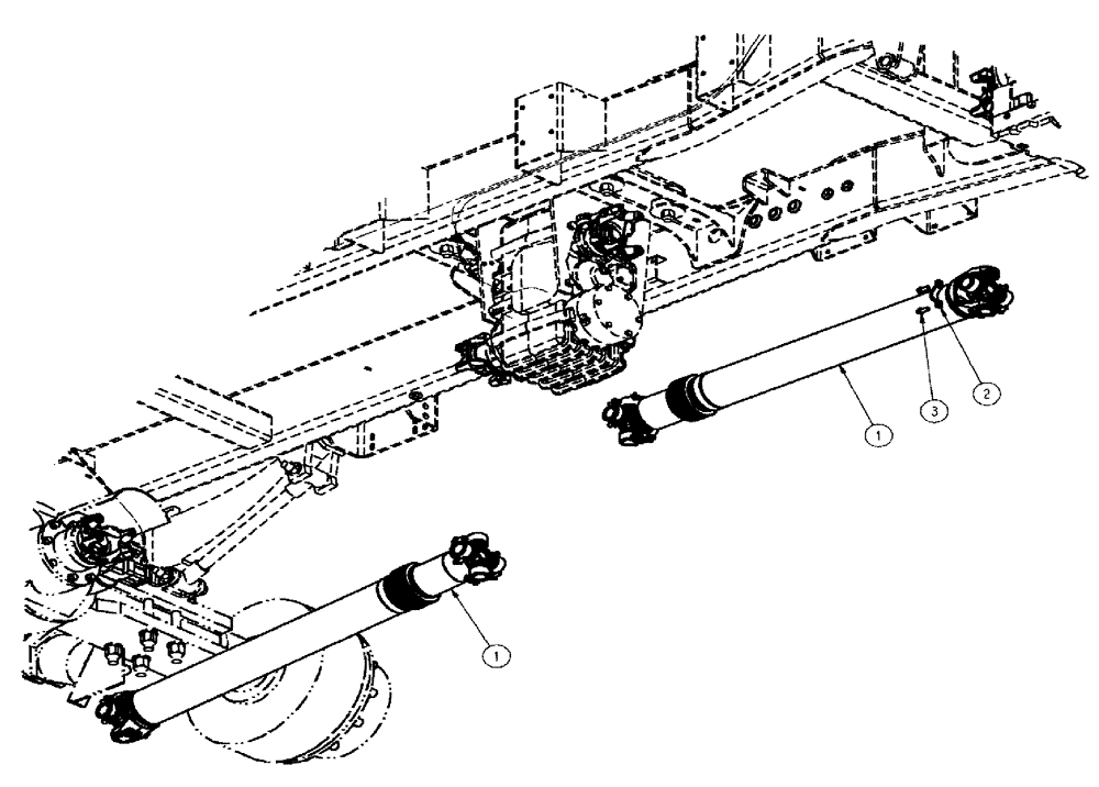 Схема запчастей Case IH TITAN 4520 - (03-015) - DRIVELINE GROUP WITH AUX TRANSMISSION, TITAN 4020 & TITAN 4520 (03) - TRANSMISSION