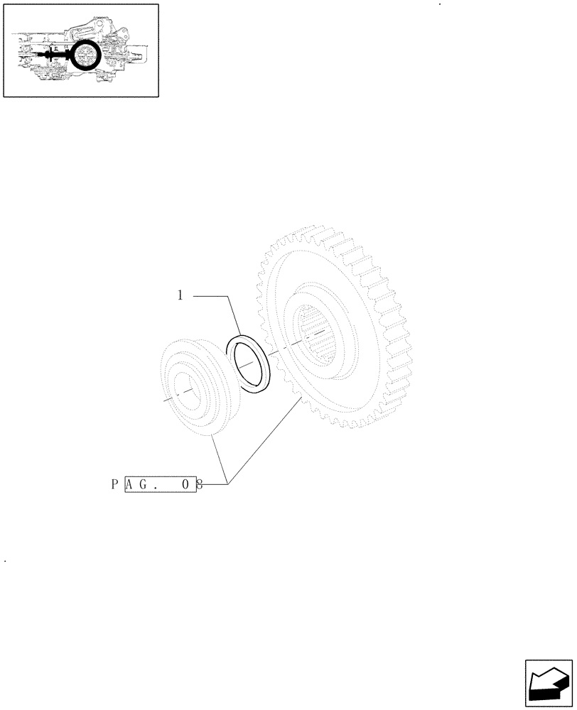 Схема запчастей Case IH PUMA 165 - (1.32.1[12]) - CENTRAL REDUCTION GEARS (03) - TRANSMISSION