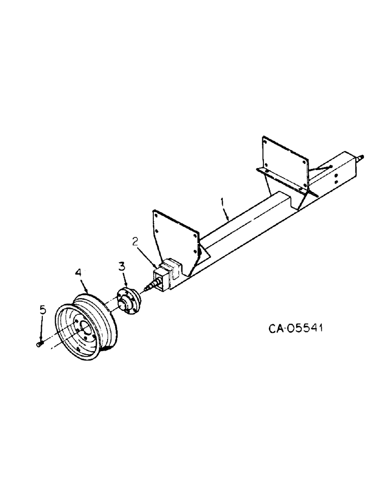 Схема запчастей Case IH 725 - (D-19) - AXLE ASSEMBLY, SERIAL NO. 0800005U000101 AND ABOVE 