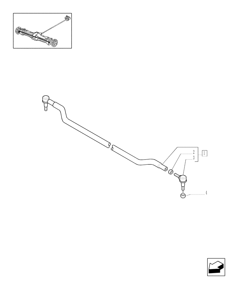 Схема запчастей Case IH MAXXUM 115 - (1.40. 7/04) - (CL.4) FRONT AXLE W/MULTI-PLATE DIFF. LOCK, ST. SENSOR AND BRAKES - LINK (VAR.330426) (04) - FRONT AXLE & STEERING