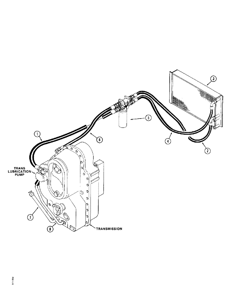 Схема запчастей Case IH 9350 - (1-18) - PICTORIAL INDEX, TRANSMISSION LUBRICATION HYDRAULICS (00) - PICTORIAL INDEX