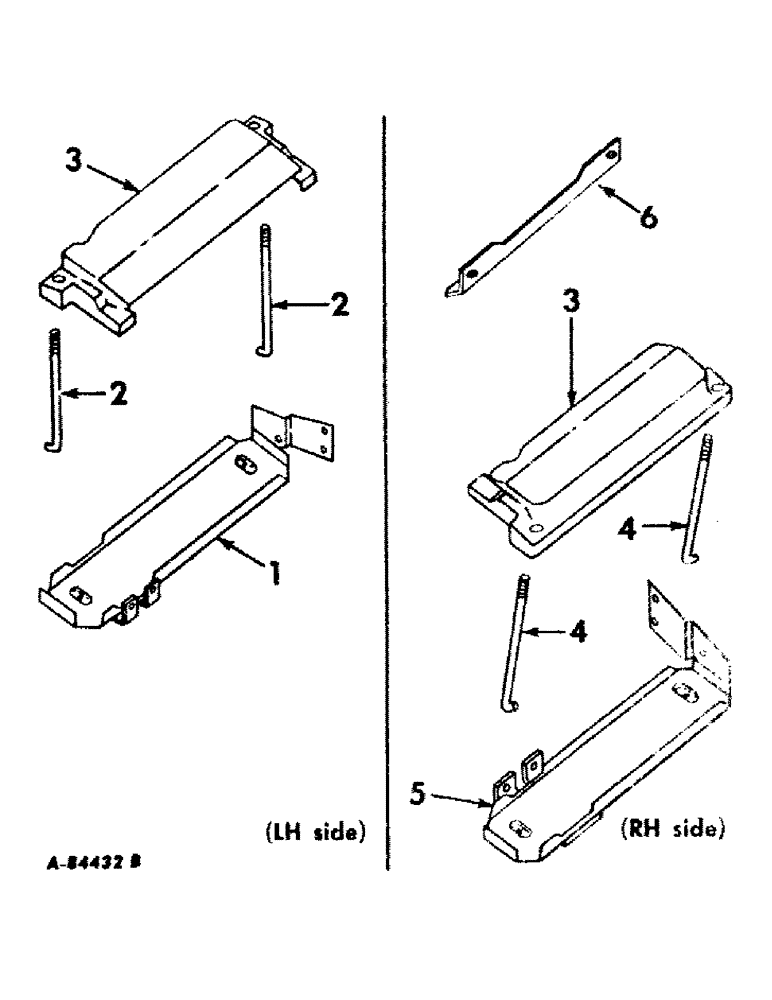 Схема запчастей Case IH 826 - (08-07) - ELECTRICAL, BATTERY TRAY (06) - ELECTRICAL