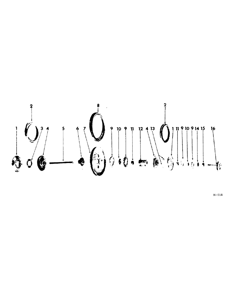 Схема запчастей Case IH 201 - (E-038) - PLATFORM, PLATFORM DRIVE COUNTERSHAFT, 1965 TO 1967 (58) - ATTACHMENTS/HEADERS