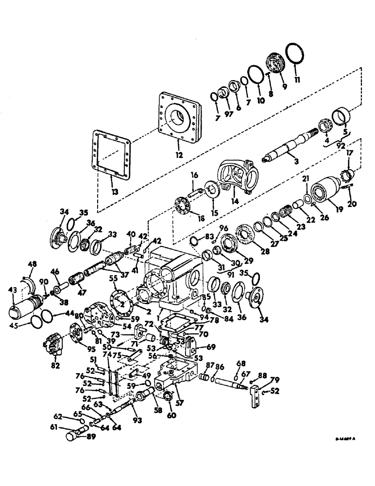 Схема запчастей Case IH 915 - (F-07) - HYDRAULICS SYSTEM, HYDROSTATIC PUMP (07) - HYDRAULIC SYSTEM