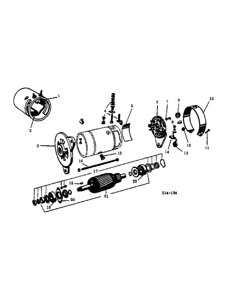 Схема запчастей Case IH 2500 - (08-39) - GENERATOR (06) - ELECTRICAL