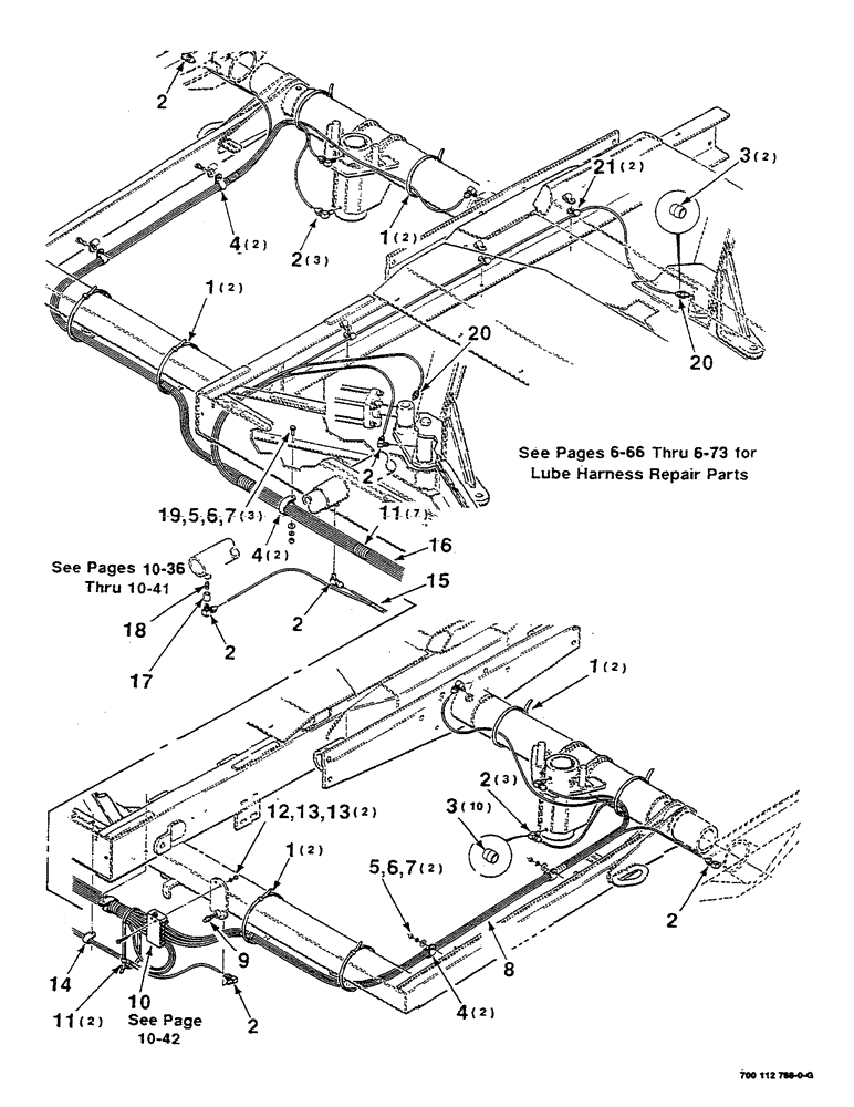 Схема запчастей Case IH 8581 - (10-32) - LUBE ASSEMBLY, CENTRALIZED FOR ACCUMULATOR Accumulator