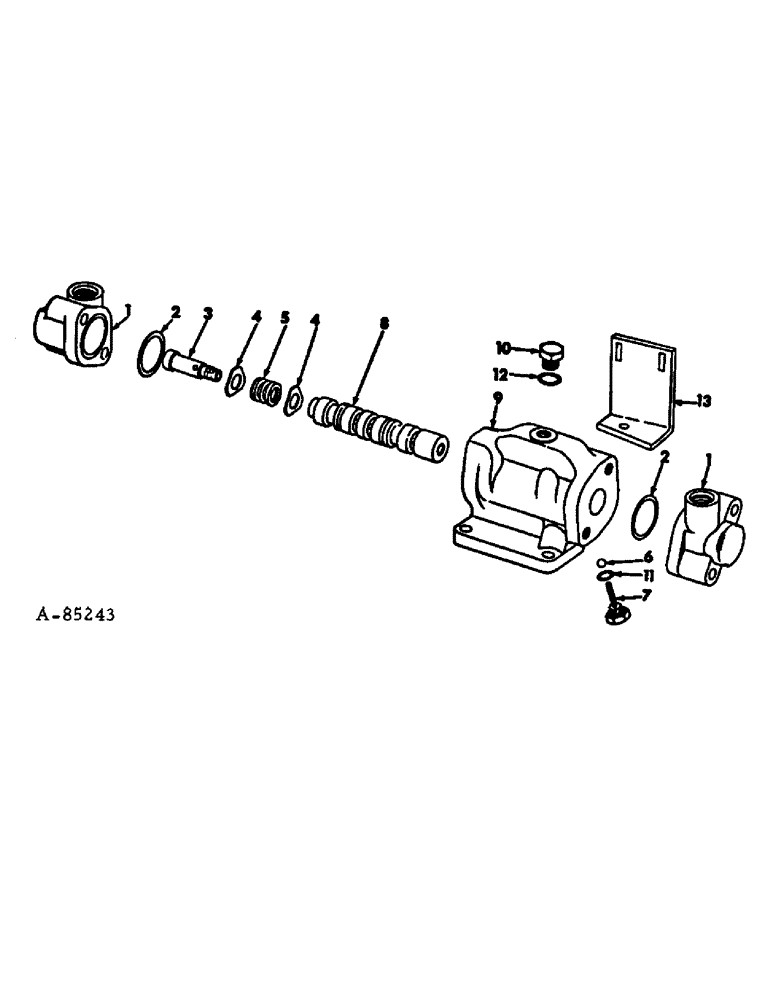 Схема запчастей Case IH 95 - (10-15) - HYDRAULICS, STEERING VALVE (07) - HYDRAULICS