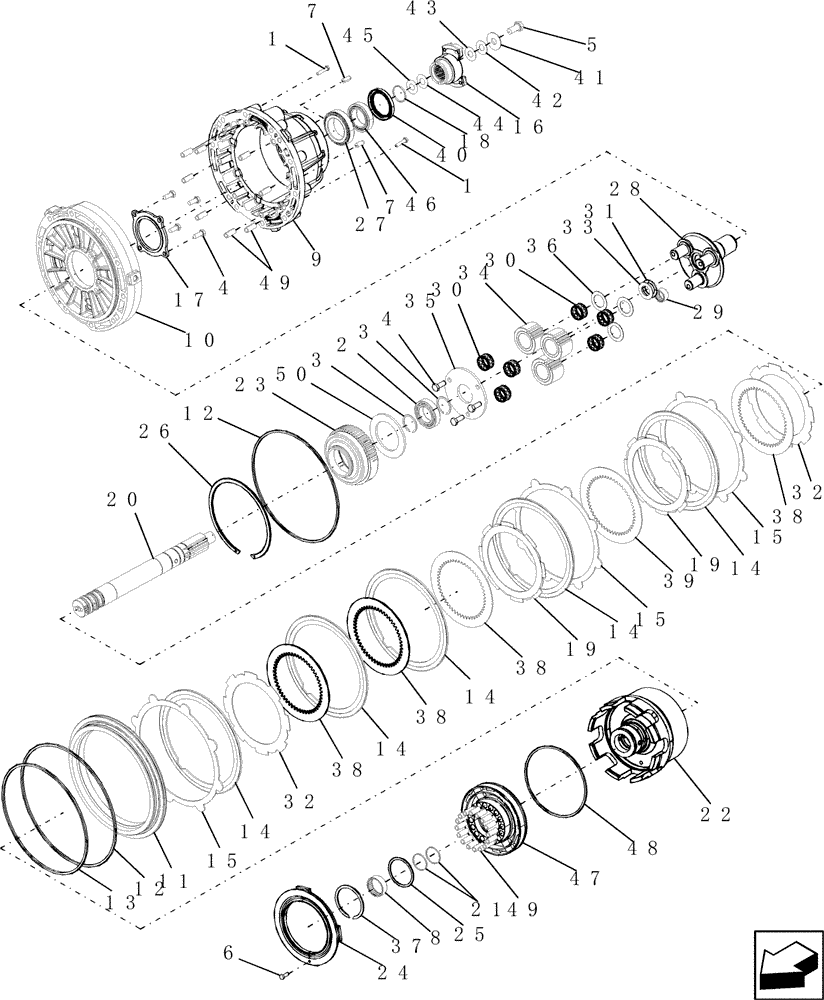 Схема запчастей Case IH 9010 - (66.320.02[02]) - ROTOR VARIATOR - 9010 (66) - THRESHING