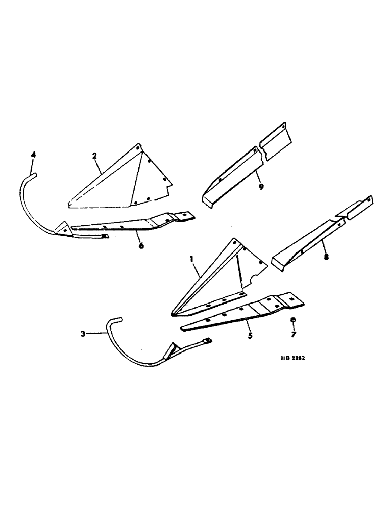 Схема запчастей Case IH DRAPER - (B-05) - DRAPER HEADER, DIVIDERS AND SOLE PLATES (15) - CROP CONDITIONING