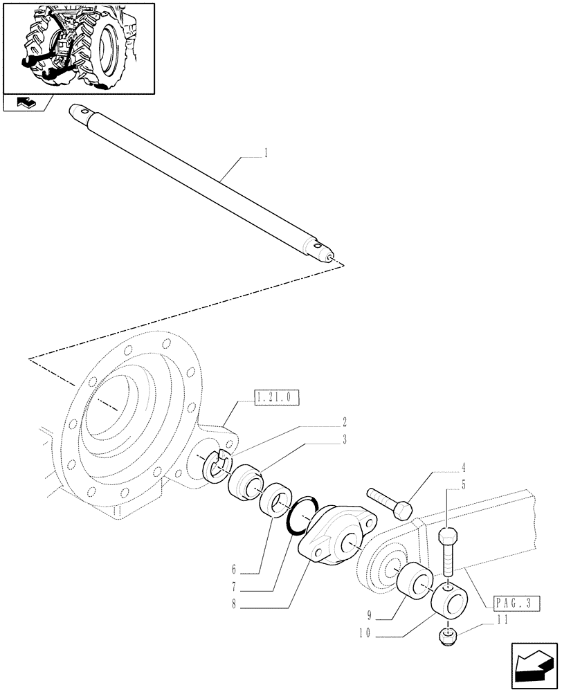 Схема запчастей Case IH FARMALL 75C - (1.89.6[02]) - IMPLEMENT CARRIER (09) - IMPLEMENT LIFT