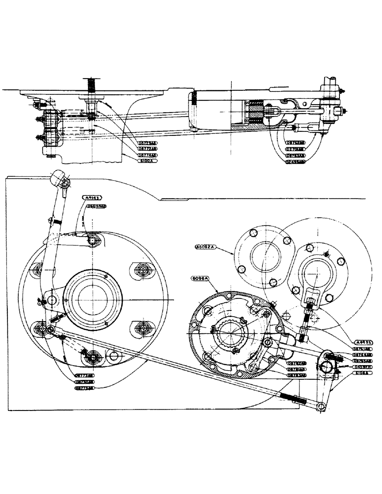 Схема запчастей Case IH 600-SERIES - (081) - DIFFERENTIAL BRAKE ASSEMBLY (06) - POWER TRAIN