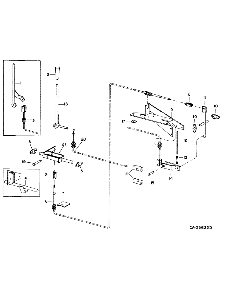 Схема запчастей Case IH 1440 - (07-07) - DRIVE TRAIN, TRANSMISSION GEAR SHIFT AND LINKAGE Drive Train