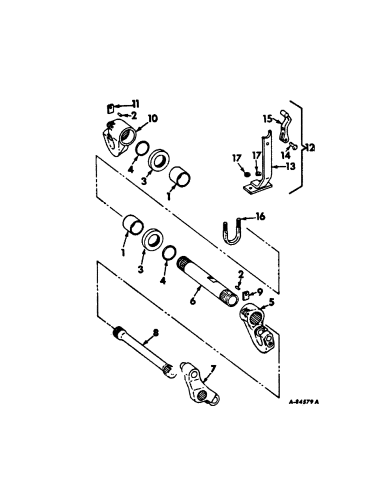 Схема запчастей Case IH 1206 - (F-16) - HYDRAULIC SYSTEM, DRAFT SENSING (07) - HYDRAULIC SYSTEM