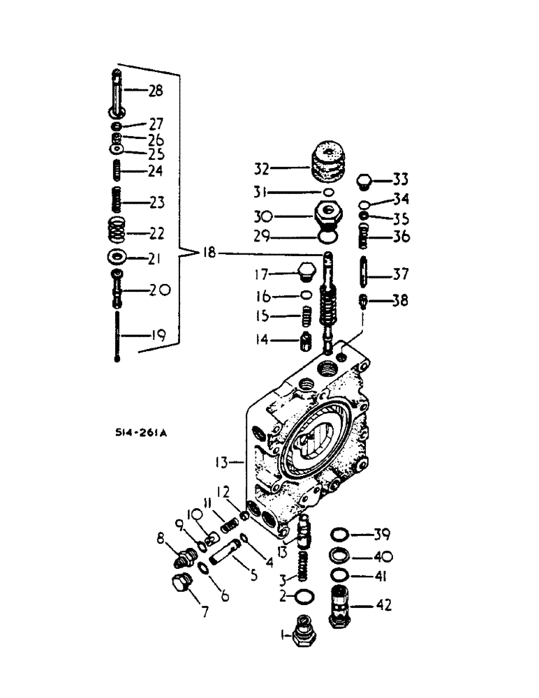 Схема запчастей Case IH 2400 - (10-33) - MULTIPLE CONTROL VALVE (07) - HYDRAULICS