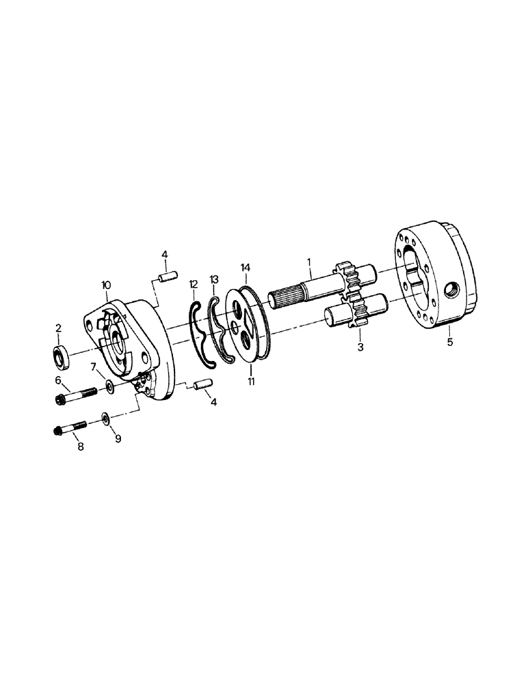 Схема запчастей Case IH KP-525 - (04-16) - TRANSMISSION LUBE PUMP (04) - Drive Train