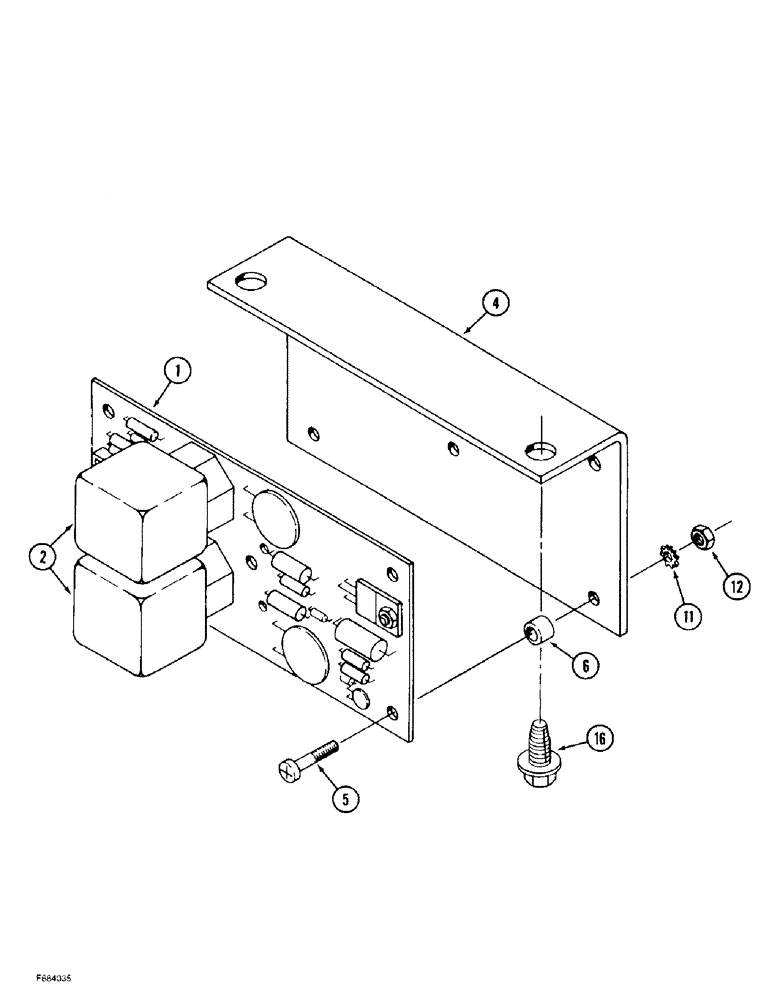 Схема запчастей Case IH 9370 QUADTRAC - (4-066) - TIME BASE FLASHER ASSEMBLY (04) - ELECTRICAL SYSTEMS