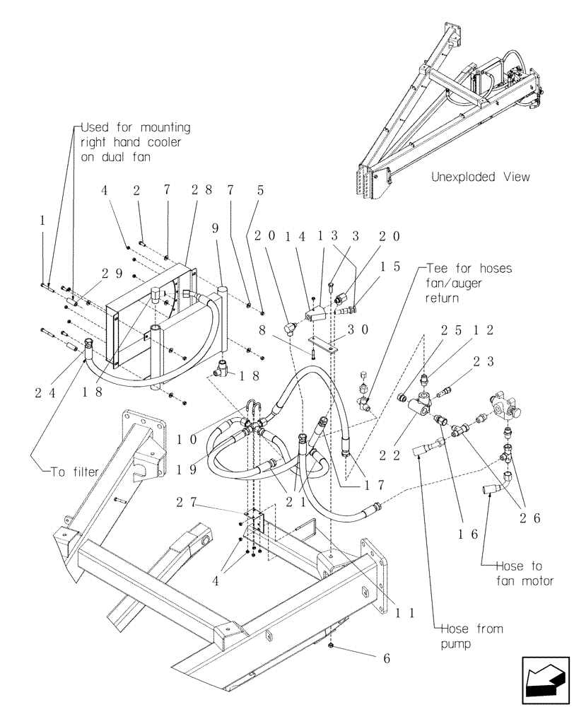 Схема запчастей Case IH 2230 - (31.104.03) - PTO OPTION - COOLER MOUNT MECH (31) - IMPLEMENT POWER TAKE OFF