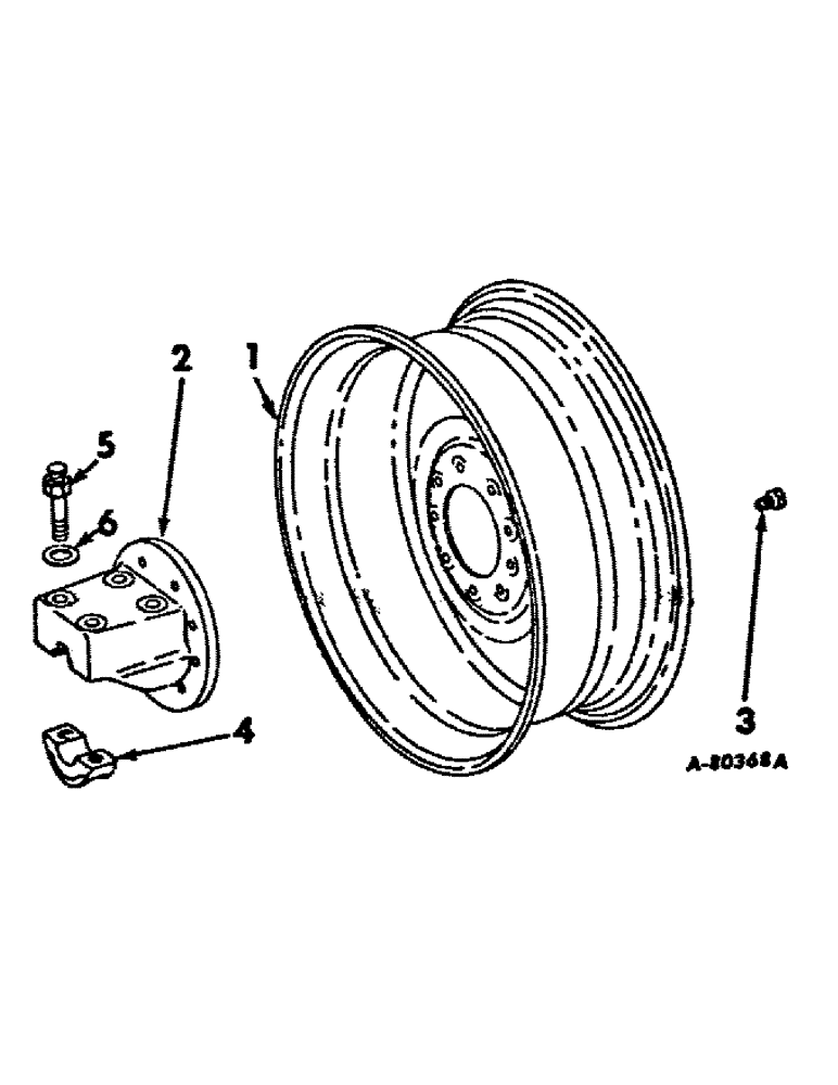 Схема запчастей Case IH 986 - (15-06) - WHEEL AND TRACTION, OUTER DUAL REAR WHEELS, DISC TYPE Wheels & Traction