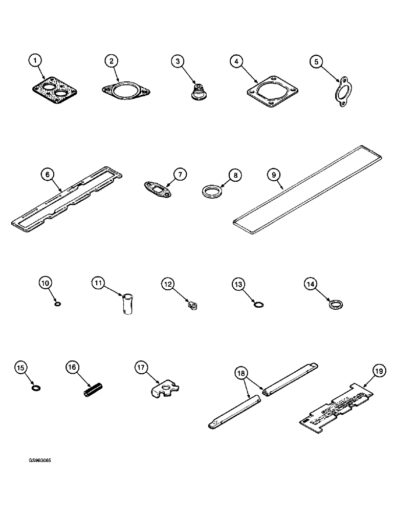 Схема запчастей Case IH 2022 - (2-90) - ENGINE GASKET KITS, 6TA-830 ENGINE, VALVE GRIND (01) - ENGINE