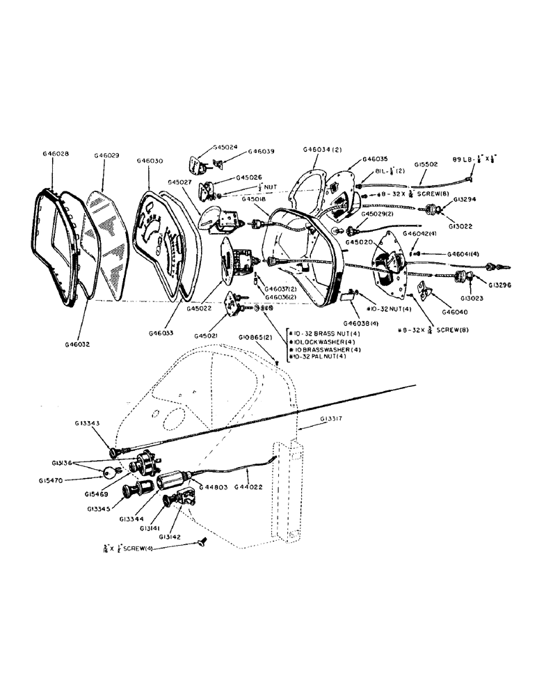 Схема запчастей Case IH 300-SERIES - (076) - INSTRUMENT PANEL, 12 VOLT (04) - ELECTRICAL SYSTEMS