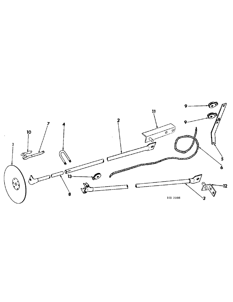 Схема запчастей Case IH 150 - (64) - MULTIPLE DRILL DISK MARKER, FOR USE W/10X8, 10X10 & 8X12 DRILLS WHEN DUPLEXED OR TRIPLEXED 