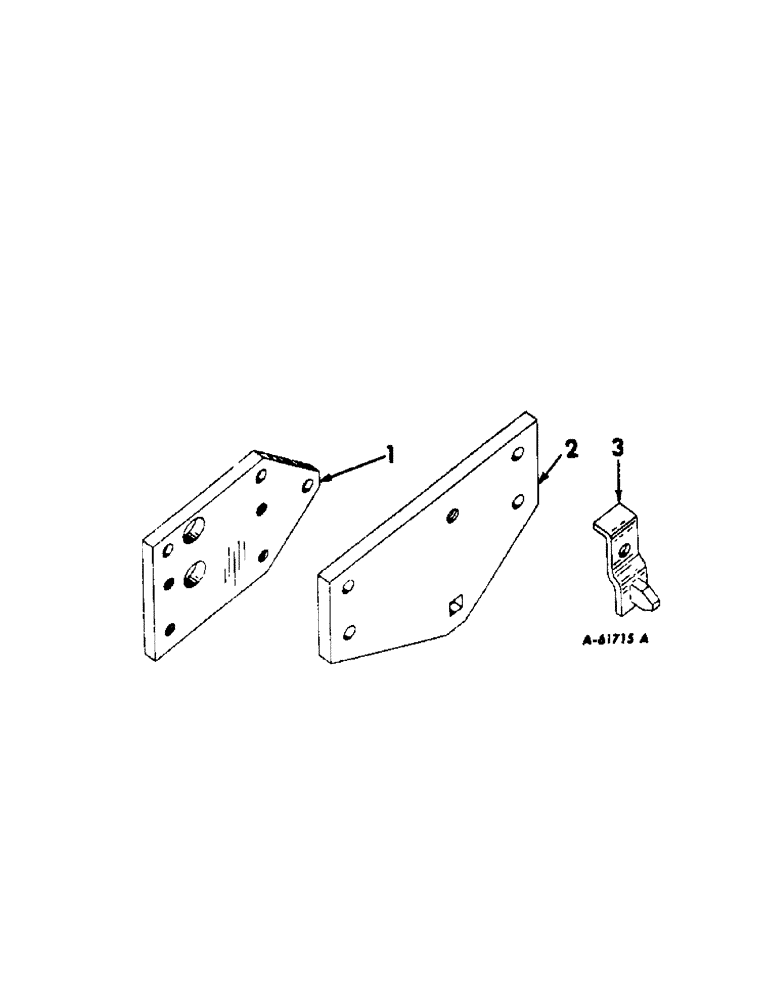 Схема запчастей Case IH 665A - (AE-20[B]) - ADAPTING UNIT PARTS REQUIRED TO CHANGE CULTIVATOR OR FRAME TO MIDDLEBUSTER FRAME 