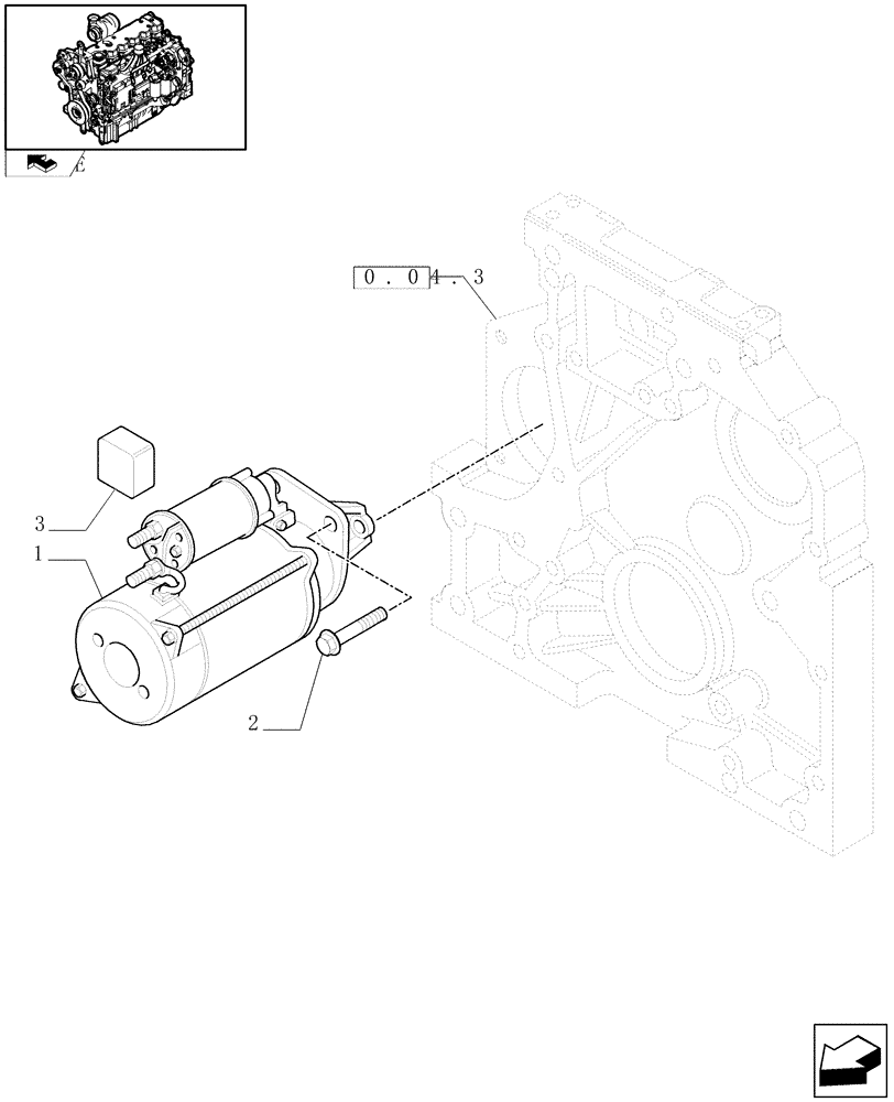 Схема запчастей Case IH MAXXUM 115 - (1.75.2[01]) - STARTER MOTOR (06) - ELECTRICAL SYSTEMS