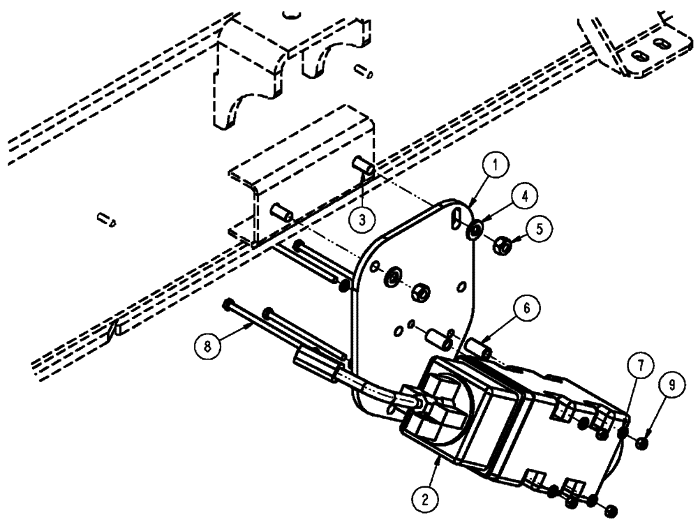 Схема запчастей Case IH FLX3010 - (08-012) - SPEED SENSOR GROUP (06) - ELECTRICAL